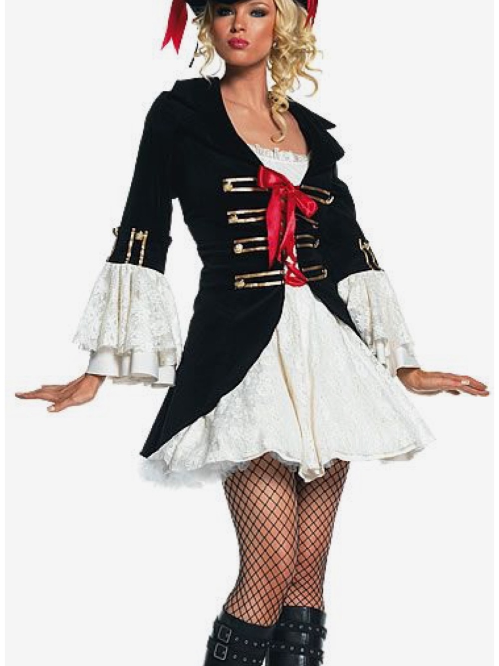 Leg Avenue Sexy Captain Pirate Halloween/Crossplay Costume